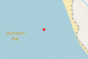Map showing Southerndown (Dunraven Bay)