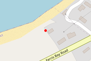 Map showing Ferris Bay