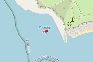 Map showing Exmouth (Orcombe Point)