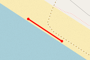 Map showing Black Rock Sands