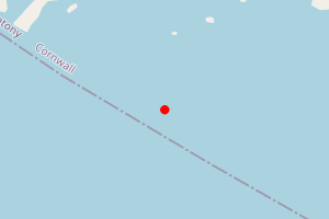 Map showing Whitsands