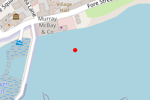 Map showing Johnshaven