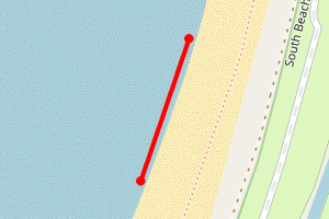 Map showing Heacham