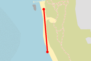 Map showing Hightown