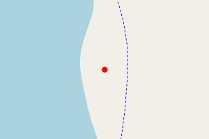 Map showing Lunderston Bay
