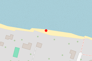 Map showing Point Beach