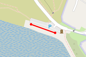 Map showing Hamble Common Foreshore