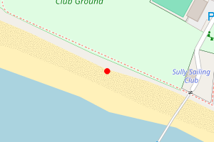 Map showing Sully Bay
