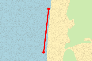 Map showing Formby