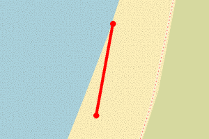 Map showing Whiteford Sands