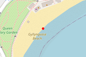 Map showing Gyllyngvase