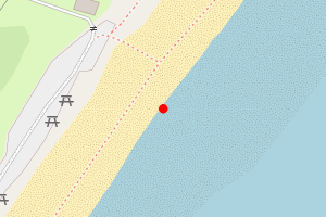 Map showing Alnmouth