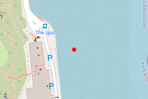 Map showing Scarborough South Bay