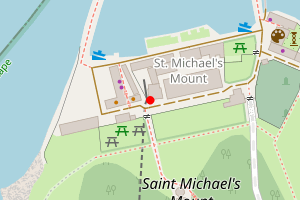 Map showing Mounts Bay