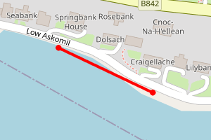 Map showing Dalintober and Low Askomil