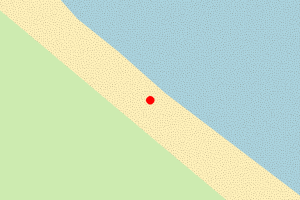 Map showing Yellowcraig