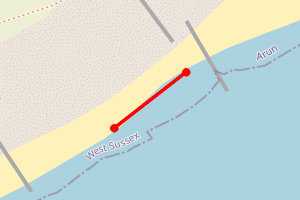 Map showing Atherington
