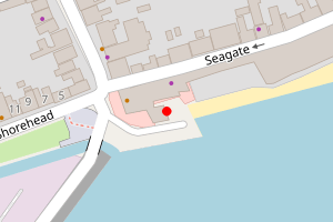 Map showing Arbroath West