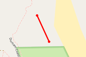 Map showing Horden Point
