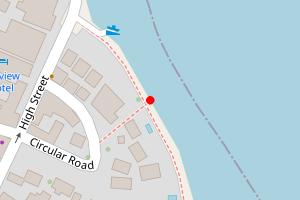 Map showing Seaview (Isle of Wight)