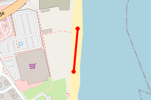 Map showing Kirkcaldy Seafield (Opposite Morrisons)