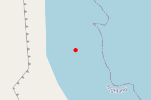 Map showing Sangobeg Sands
