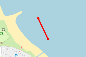 Map showing Kingsbarn