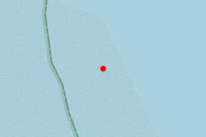 Map showing Seahouses St Aidans