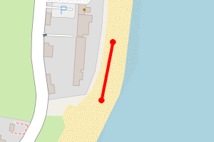 Map showing Boulmer