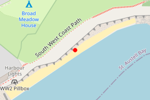 Map showing Charlestown