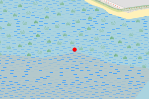 Map showing Emsworth West Strand