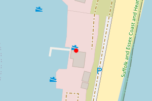 Map showing Slaughden