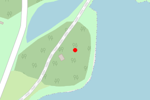 Map showing Castle Ward Bay
