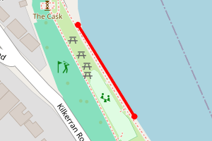 Map showing Quarry Green - Kilkerran Rd