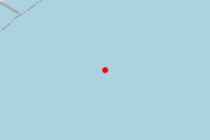 Map showing Selsey East Beach M