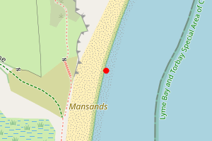 Map showing Mansands