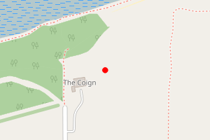 Map showing Wrabness Beach East