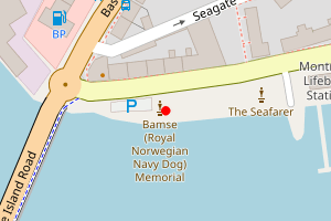 Map showing Montrose North