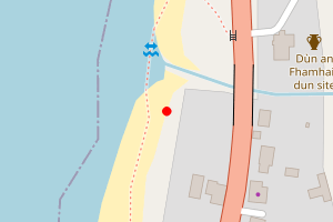 Map showing Muasdale