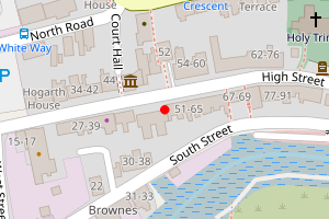 Map showing Queenborough