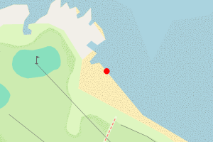 Map showing North Berwick West