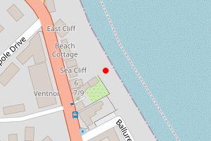 Map showing Weststrand